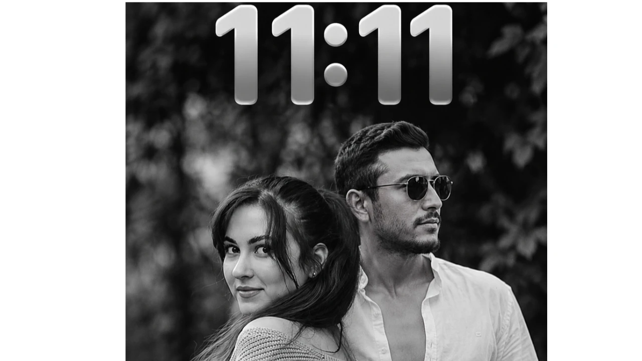 Romantic Couple Lock Screen Wallpaper – Black and White 11:11(Rmc)